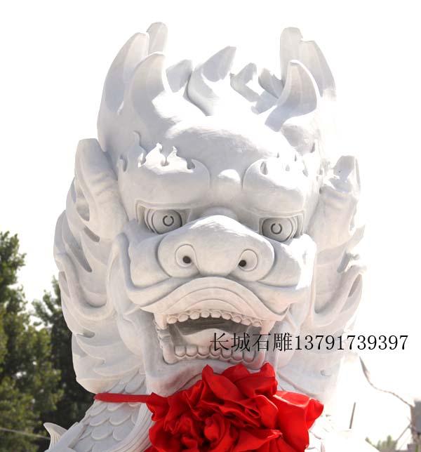 石雕麒麟的神韵在眼睛