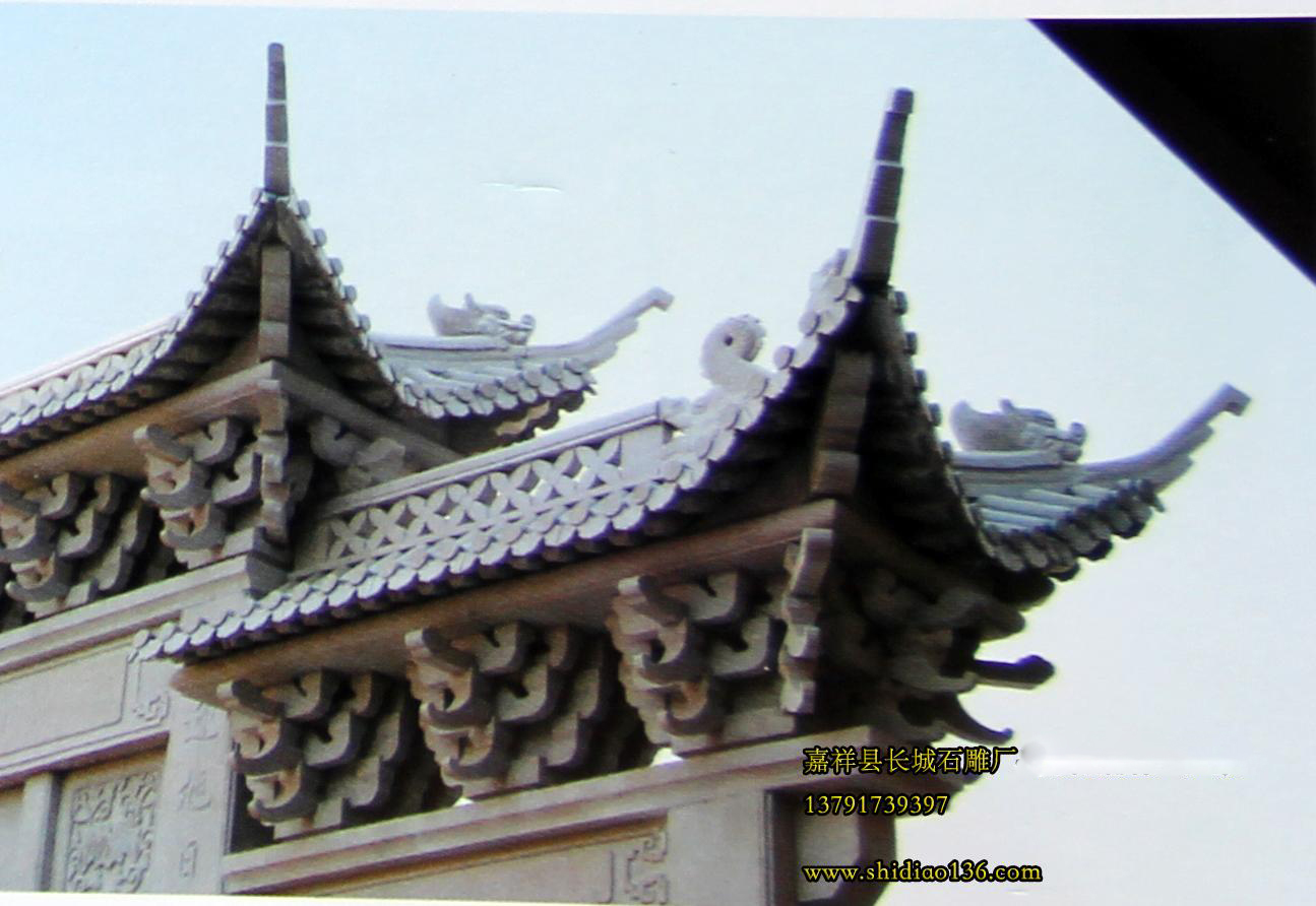 牌楼石牌楼斗拱样式图