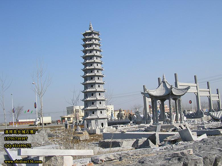 石佛塔图片样式